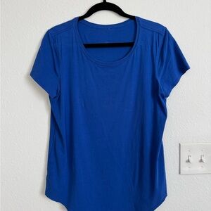 lululemon athletica Blue Love Curved-Hem Crewneck T-Shirt